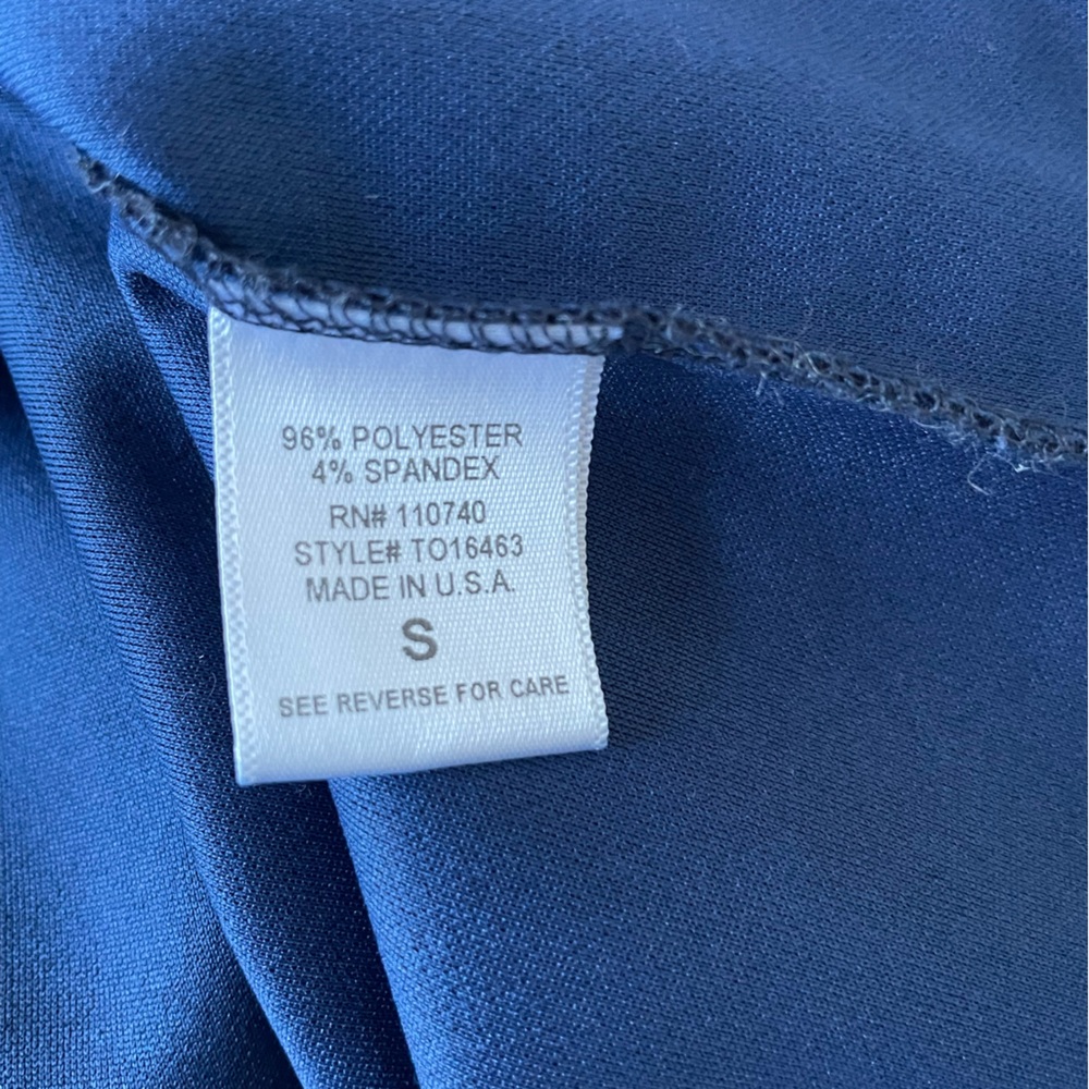 Navy Blue Ruffle Jacket - Picture 8 of 8